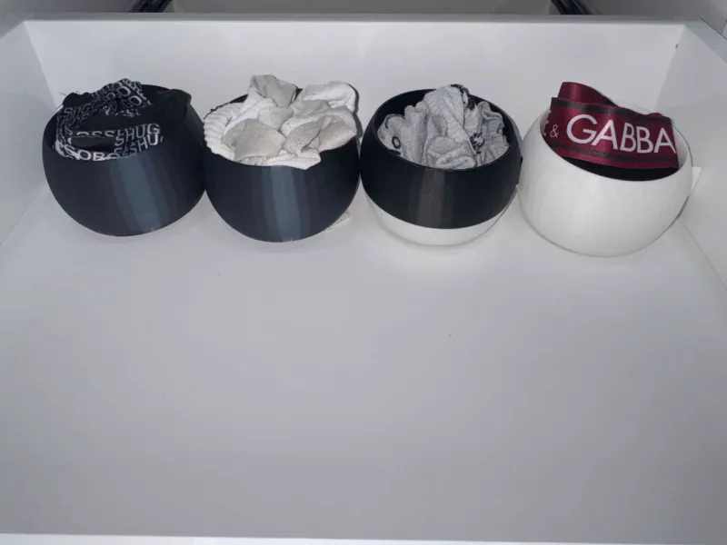 Drawer organizer for socks/underwear that connects