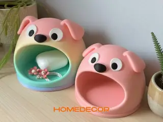 Cute Puppy Big-Mouth Storage Holder