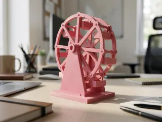 Modular Ferris Wheel - Spring-Snap Frame & Toolless Assembly