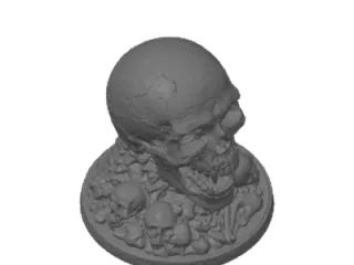 Vampire skull Headphone Stand