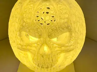 Pumpkin candle light