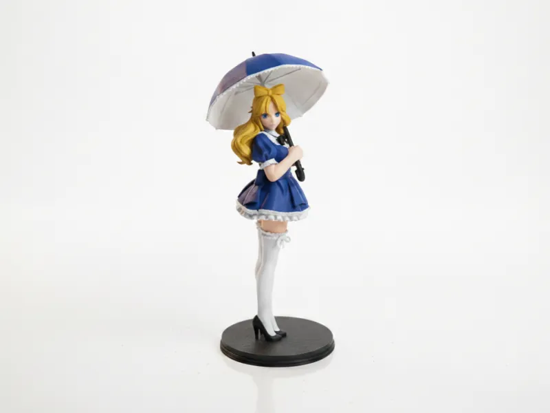 Belle Dame à l'Ombrelle - Figurine Imprimable en 3D