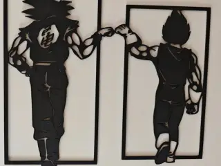 Goku & Vegeta – Mural Fist Bump