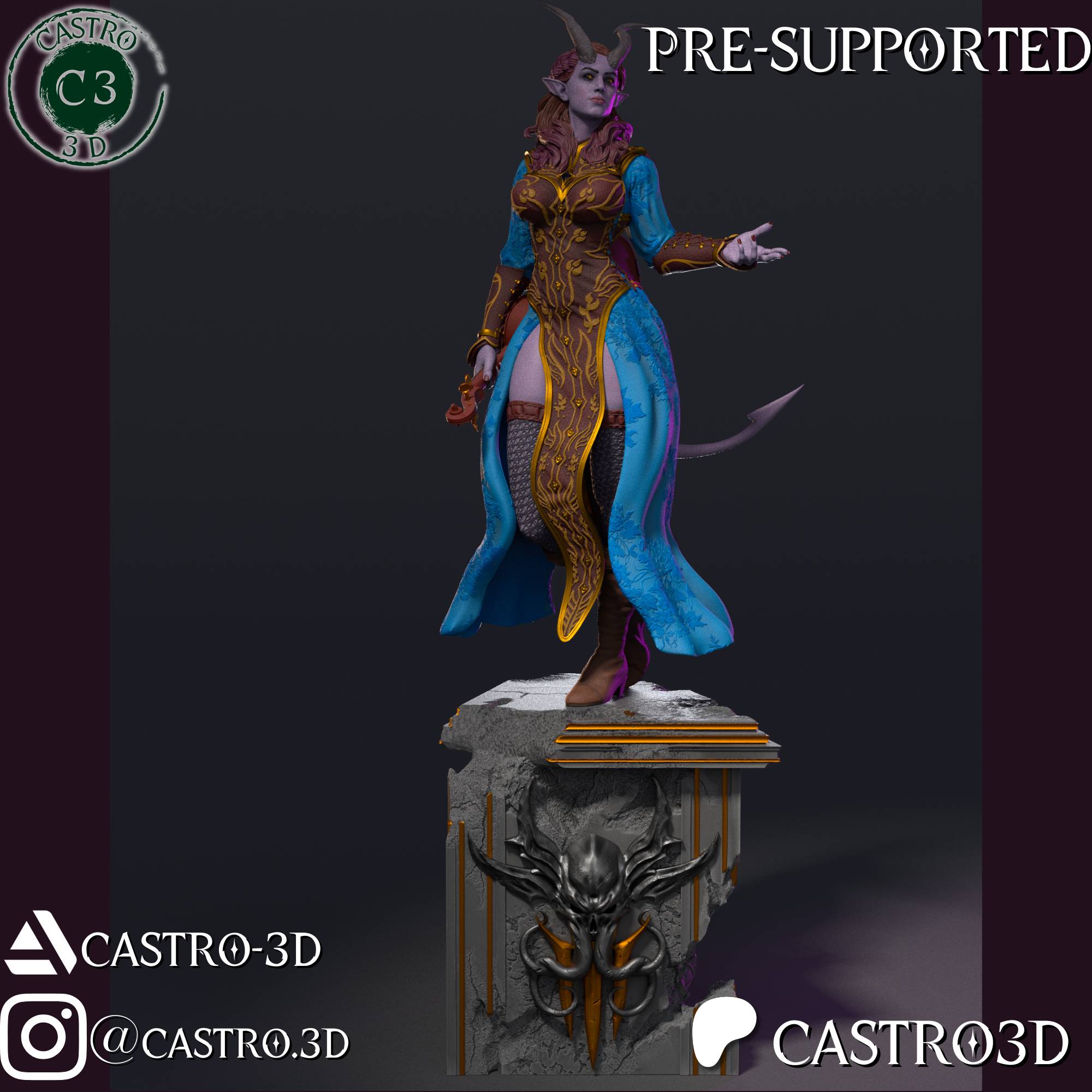 Alfira The Bard of Elturel - Baldurs Gate 3 Mini Collection