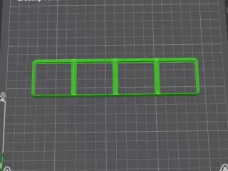Gridfinity 4x1 Base