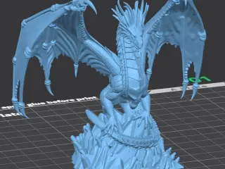 Sapphire ghost dragon