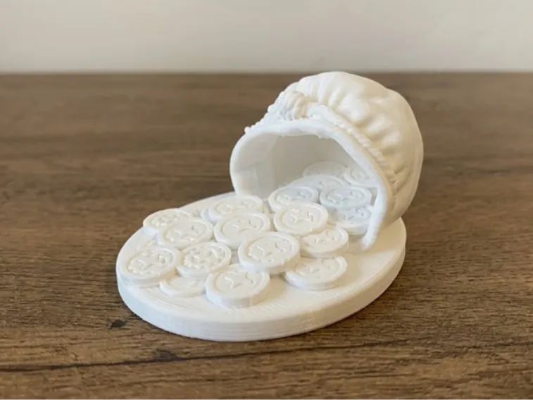 Game Token Pouch - Spilling Board Game Coins