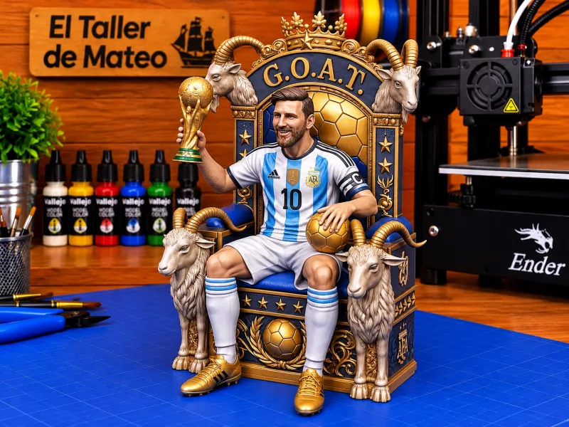 Messi, el Rey del Fútbol – El Taller de Mateo