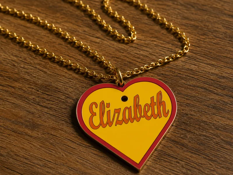 Medal with the name Elizabeth. No need cfs