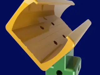 Steckdosenhalterung / Table holder for socket strips