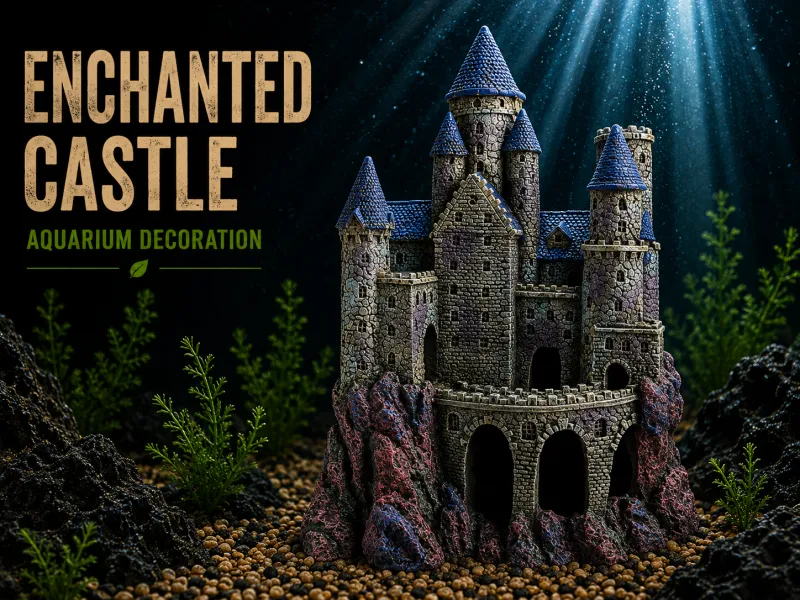 Ancient Fortress Aquarium Castle