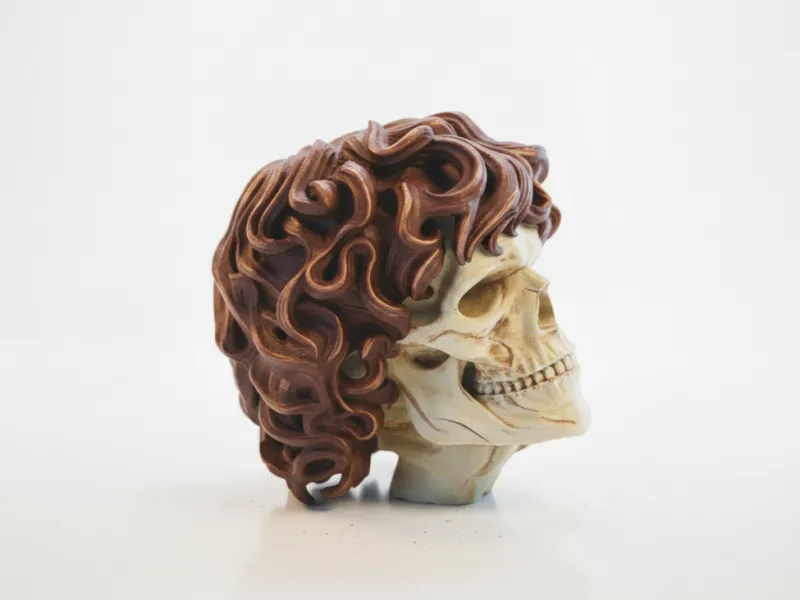 Escultura de calavera de Tyrion Lannister imprimible en 3D