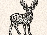 DEER wall art home decor-0