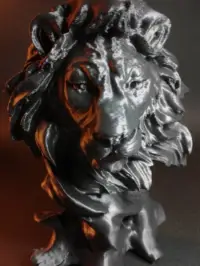 Lion on a Wood (Simba)-1