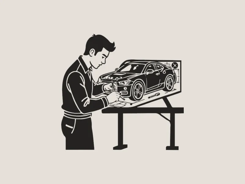 Mechanic's Dream: 3D Print Wall Art