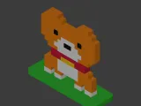Pixel Dog parametric-model-0