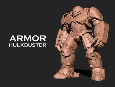 Iron Man - Hulkbuster Armor 3D print model-0