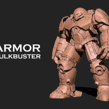 Iron Man - Hulkbuster Armor 3D print model-0