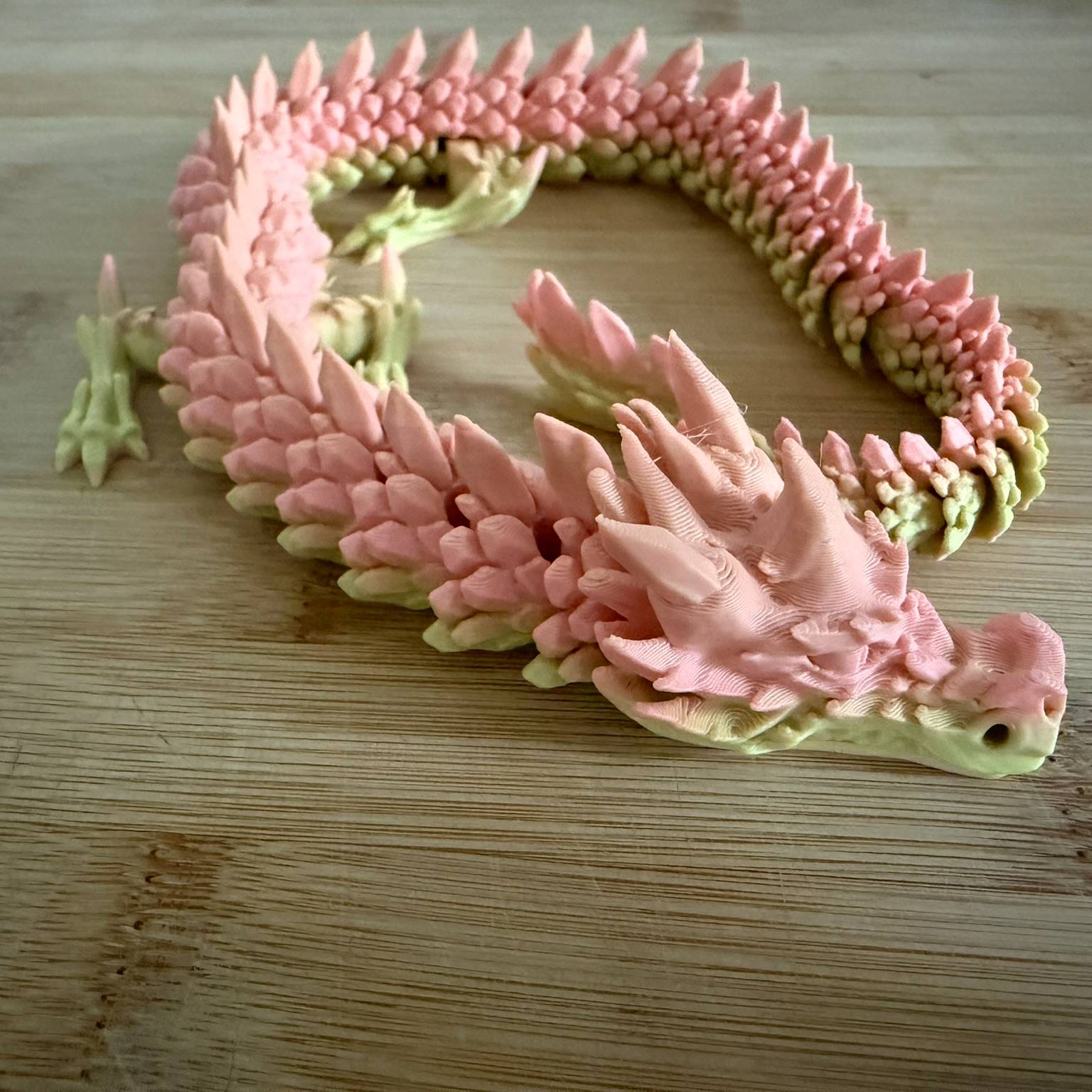 Flexi Crystal Dragon - Toys - PLA - 3D printed product - фото 2