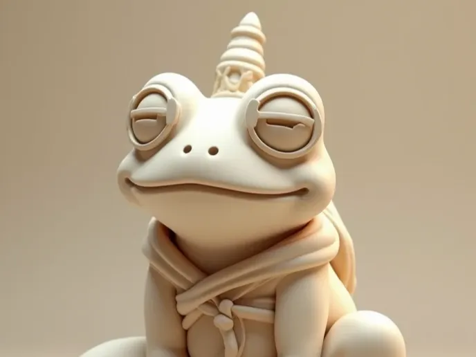 Magic herb frog