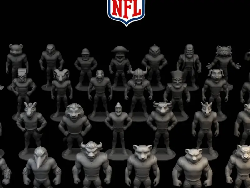Miniaturas - NFL Mascotas de Equipos