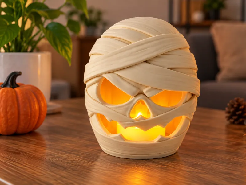 Mummy LED Tea Light Holder – Halloween