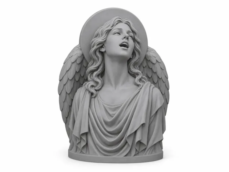 Singing Angel Bust
