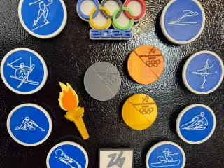 Winter Olympic Fridge Magnets