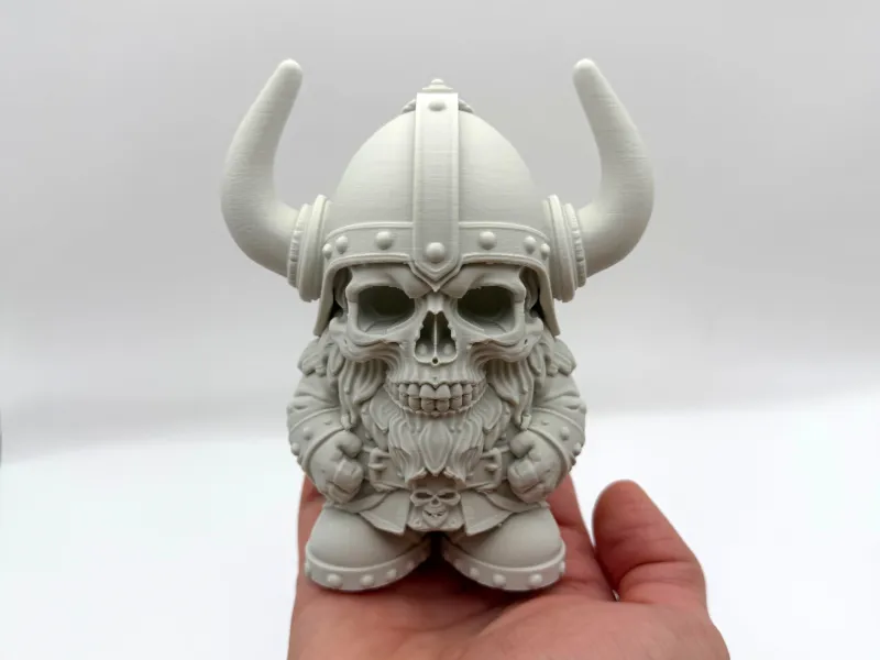 Gnomo Calavera Vikingo