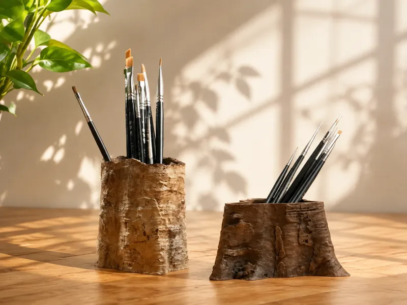 Soporte para bolígrafos en forma de árbol (escaneado en 3D con Creality Otter Lite)