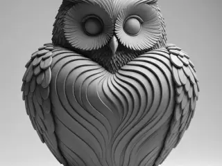 owl sculpture 