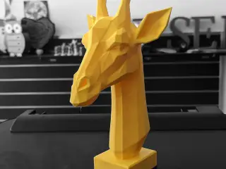 Geometric Giraffe Bust