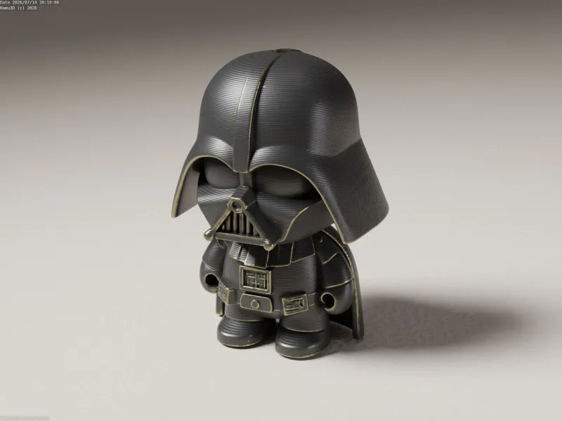Darth Vader Chibi Keychain / Pendant – 3D Printable STL