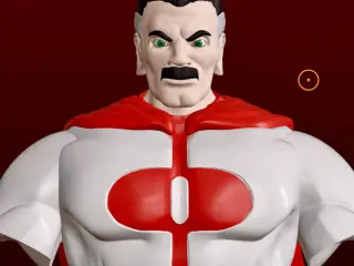 Omniman bust