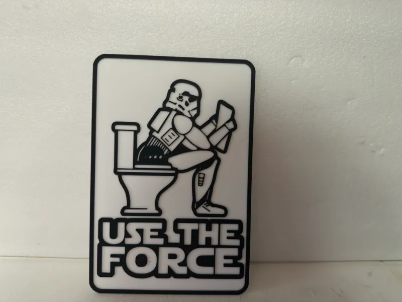 Star Wars Stormtrooper Use the force sign