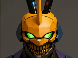 Eva 00 Penholder Evangelion STL model for print 3d
