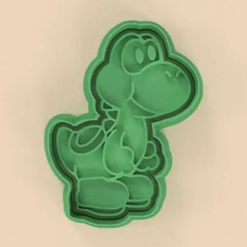 Yoshi cutter + stamp - mario bross