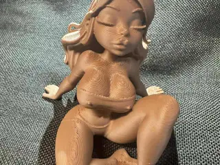 Woman in Underwear Leaning Back with Closed Eyes Figurine