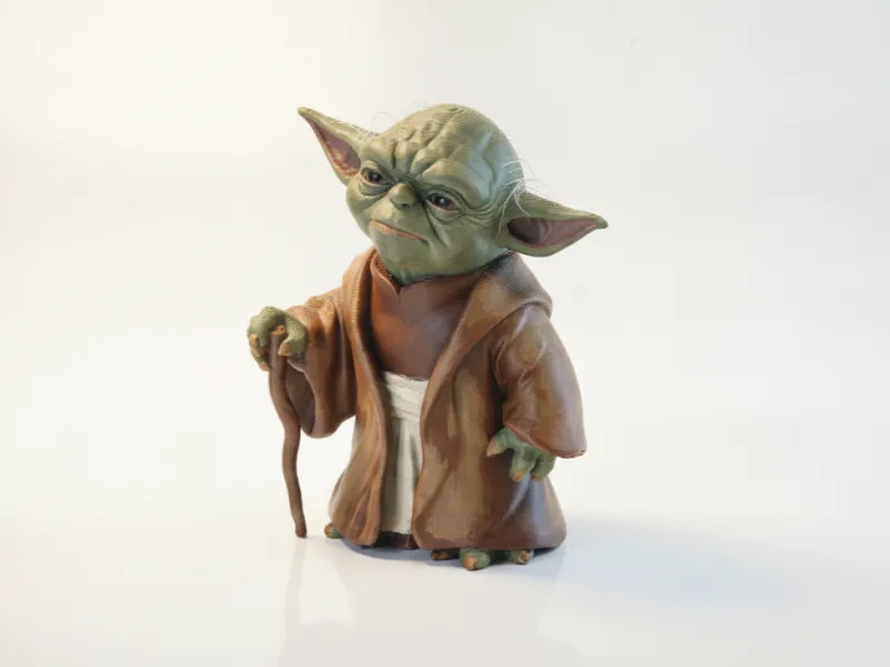 Figurine Yoda Star Wars à collectionner, imprimable en 3D