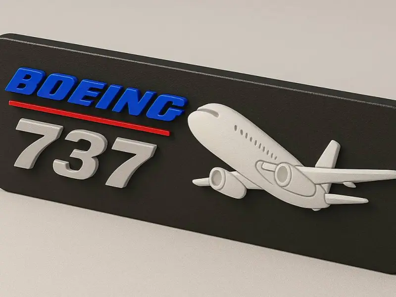 LLAVERO BOEING 737 3D