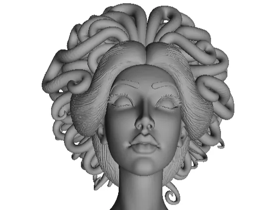 4583 Medusa Gorgon Head 3D Model  articulated STL  DND ARTE