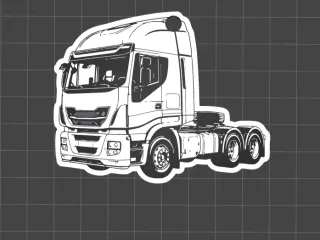Truck Stralis Keychain
