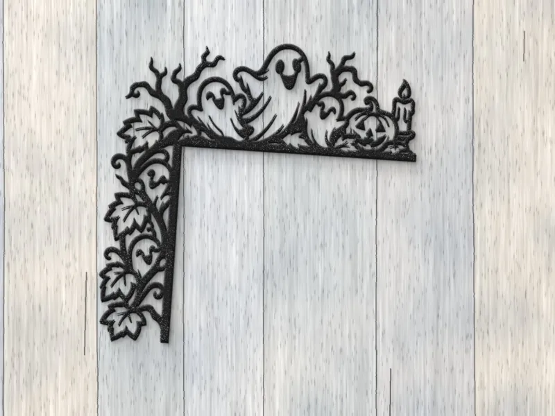 Friendly Ghosts Corner Door Topper