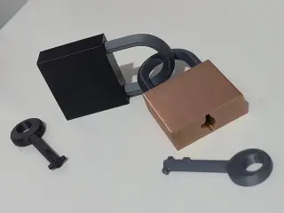 Cadeado impresso em 3D - 3D printed padlock