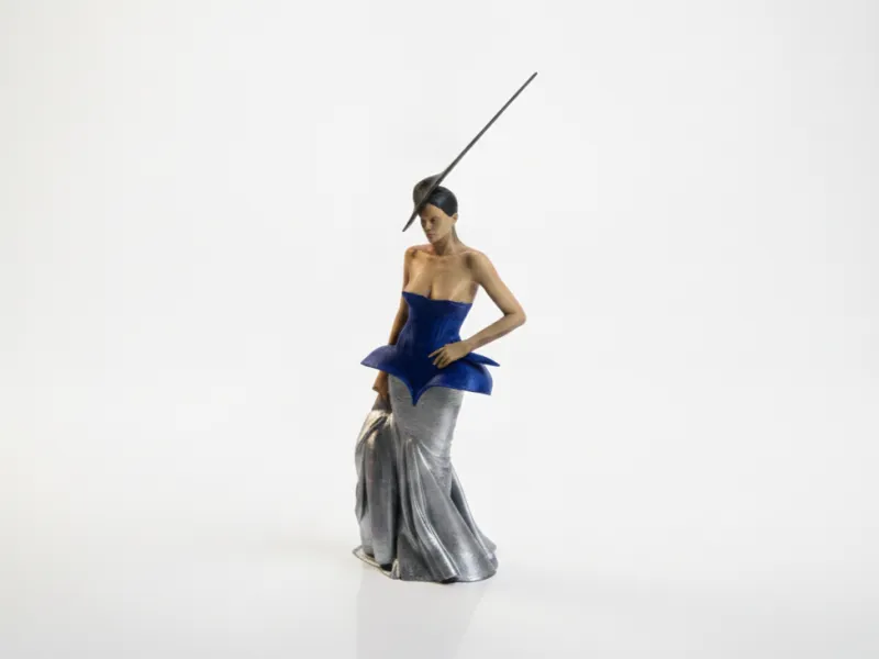 Fashion Model Figurine Female Figure 3D Printable