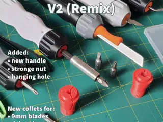 Universal ergonomic screwdriver V2