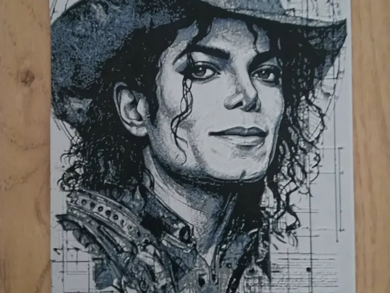 hueforge mickael jackson