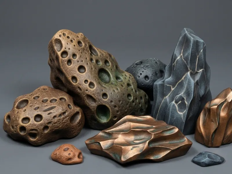 Sci-Fi Space Asteroids Pack - Tabletop Terrain