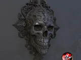 Gothic Skull Wall Mount - Wall Decoration-0