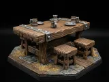 FREE PROPS Table Fantasy Miniatures 32mm STL for TTRPG-0